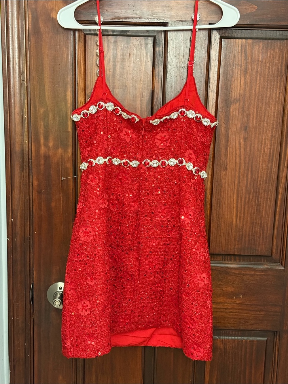 elliatt Adeline Embellished Sequin Tweed Cocktail Minidress Size:S $278 - Picture 8 of 12